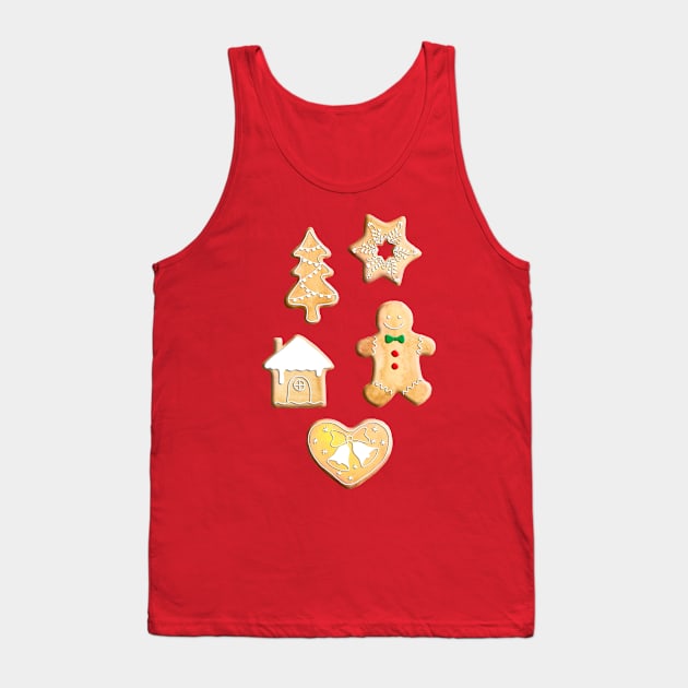 Christmas Cookies Tank Top by Gingerlique